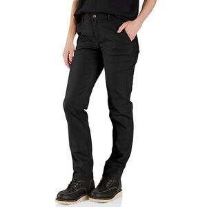 Carhartt Women's Relaxed Fit Canvas Work Pants - Black NWT size 14 short